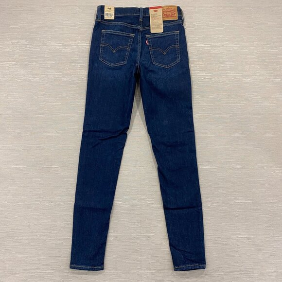 Levi's 720 Jeans Womens 27 x 30 High Rise Super Skinny Medium Wash Stretch Denim - Picture 3 of 15